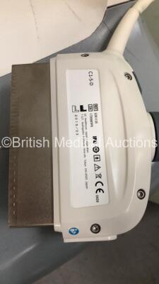 GE Voluson E6 Flat Screen Ultrasound Scanner *S/N D5570* **Mfd 05/2012* Software Version EC200 (Powers Up with Hard Drive Error, Casing Damage and 2 x Missing Dials) with 1 x Transducer/Probe (C1-5-D *Mfd 2015*) and Sony DV0-1000MD DVD Recorder - 8