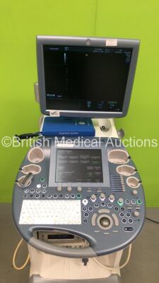 GE Voluson E6 Flat Screen Ultrasound Scanner *S/N D5570* **Mfd 05/2012* Software Version EC200 (Powers Up with Hard Drive Error, Casing Damage and 2 x Missing Dials) with 1 x Transducer/Probe (C1-5-D *Mfd 2015*) and Sony DV0-1000MD DVD Recorder - 14