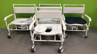 4 x Trolley Commodes *Incomplete*