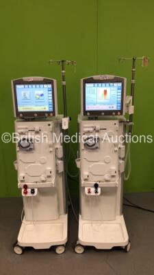 2 x Nipro Corporation Surdial X Dialysis Machines Version 1.506 with Hoses (Both Power Up) *Mfd 2017 / 2018*