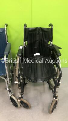 2 x DMA and 1 x Invacare Wheelchairs (only 1 x Foot Attachment and Flat Tyres) - 2