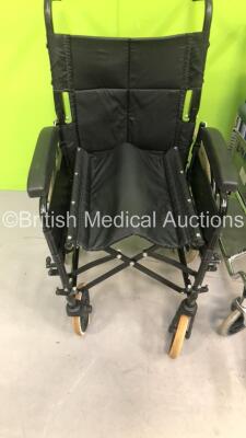 2 x DMA and 1 x Invacare Wheelchairs (only 1 x Foot Attachment and Flat Tyres) - 4