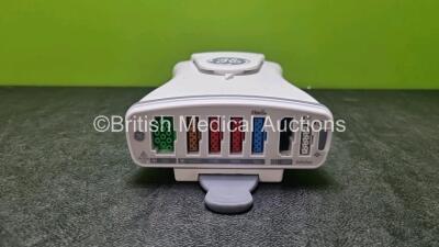 GE Patient Data Module with ECG, Temp/Co, P1/3, P2/4, SPo2, NIBP and Defib/Sync Options *Mfd 2017* (Untested Due to No Battery, Battery Cover Missing - See Photo)