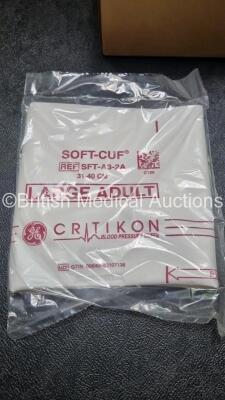 Job Lot of Approximately 180 x Critikon Soft-Cuf Large Adult / Adult Ref - SFT-A1-2A *Mfd 2019* - 2