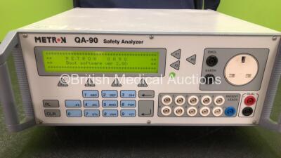 Metron QA-90 Safety Analyzer Boot Software Version 2.0 / Version 3.47 with Power Supply in Carry Case (Powers Up) *SN 10141* - 2