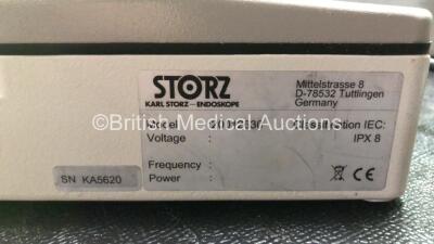 Job Lot Including 1 x Karl Storz 207111 20 SCB Unidrive GYN Console (Powers Up) with Karl Storz 20012630 Footswitch and 1 x Karl Storz Endoskope 200460 20 Aida Control II Unit (Powers Up) - 5