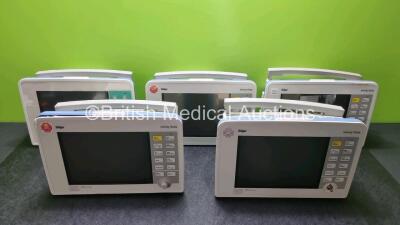 5 x Drager Infinity Delta Patient Monitors (All Untested Due to No Power Supplies, Damage to Casing on All Monitors - See Photos) *SN 6004208370 / 5389161567 / 6007826962 / 6008188864*