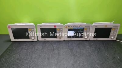 4 x Drager Infinity Gamma XL Patient Monitors (3 x Power Up 1 x Powers Up with Blank Screen, Damage to Casing - See Photos) *SN 5513101183 / 5815827269 / 5517190773 / 5517195