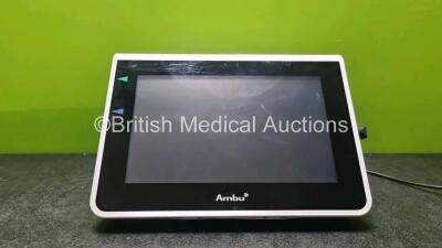 2 x Ambu aView Ref- 405001000 Monitors (1 x Powers Up with Faulty Screen , 1 x No Power, Damage to Casing - See Photos) - 4