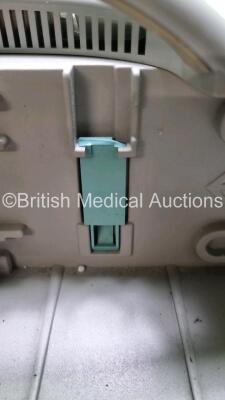 Job Lot 2 x Philips IntelliVue MP50 Neonatal Patient Monitors (Both Power Up Damage to Casing and Module Clip - See Photos, Small Scratches On Screen) 2 x Philips M3001A Multiparameter Modules with Press, Temp, NBP, SpO2 and ECG/Resp Options and 1 x Intel - 9