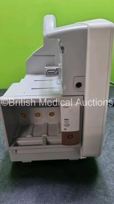 Job Lot 2 x Philips IntelliVue MP50 Neonatal Patient Monitors with 1 x Temp Module (Both Power Up Slight Damage to Casing, Scratches on Screen - See Photos) 2 x Philips M3001A Multiparameter Modules Including with Press, Temp, NBP, SpO2 and ECG/Resp Optio - 8