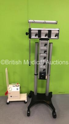 Mixed Lot Including 1 x Therapy Equipment LTD Model 105/420 Suction Unit (Powers Up with Missing Cup-See Photo) 1 x Alaris Gateway Workstation (Powers Up)