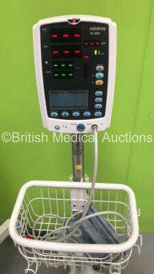 Mixed Lot Including 1 x Pentax Medical Stand with Transformer (Powers Up) 1 x Mindray VS-800 Patient Monitor on Stand (Powers Up with Damaged Light-See Photo) *SN L36067, BY-1B133975* - 2