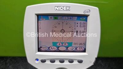 Nidek LM-600PD Auto Lensmeter Version 1.08 *Mfd 2012 (Powers Up with Stock Power Supply, Power Supply Not Included) - 2