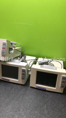 5 x Fresenius Crit Line III Monitors with SPO2 Finger Sensors (All Unable to Power Test Due No Power Supply) - 4