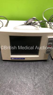 4 x Fresenius Crit Line III Monitors with SPO2 Finger Sensors (All Unable to Power Test Due No Power Supply - 1 x Cracked Surround - See Pictures) - 3