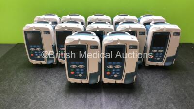 12 x Carefusion Alaris GP Guardrails Plus Infusion Pumps (All Power Up with Error - See Pictures) *S/N 470016013 / 470018201 / 470017295 / 470016007 / 470016037 / 470016002 / 470016015 / 470016223 / 470016011 / 470018311 / 471016035 / 470017929* - 2