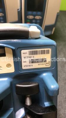 12 x Carefusion Alaris GP Guardrails Plus Infusion Pumps (All Power Up with Error - See Pictures) *S/N 470016013 / 470018201 / 470017295 / 470016007 / 470016037 / 470016002 / 470016015 / 470016223 / 470016011 / 470018311 / 471016035 / 470017929* - 6