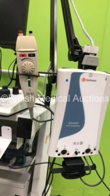 Carefusion Natus Neurology Unit On Stand (Powers Up) *HDD Removed* 95640015629 - 5