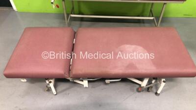 1 x Hydraulic Patient Couch *Hydraulics Tested and Working* 1 x Static Patient Couch - 3