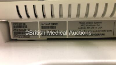 Philips T30 Page Writer on Stand with 1 x 10 Lead ECG Lead (Powers Up) *SN US31205159* - 5