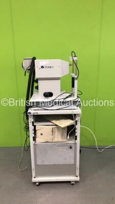 Tomey Ophthalmic Camera on Table (HDD REMOVED)