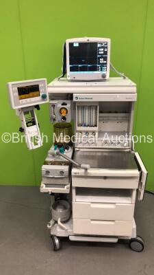 Datex-Ohmeda Aestiva/5 Anaesthesia Machine with Datex-Ohmeda Aestiva 7900 SmartVent Software Version 4.8, GE Carescape B650 Monitor *Mfd 2016*, Bellows, Absorber and Hoses (Powers Up) *S/N AMRK01274*