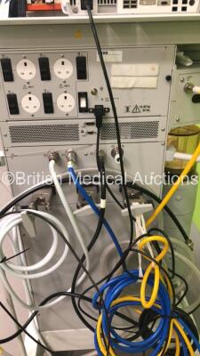 Datex-Ohmeda Aestiva/5 Anaesthesia Machine with Datex-Ohmeda Aestiva 7900 SmartVent Software Version 4.8, GE Carescape B650 Monitor *Mfd 2016*, Bellows, Absorber and Hoses (Powers Up) *S/N AMRK01274* - 7