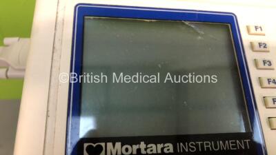 1 x Mortara ELI 250 ECG Machine with 2 x Leads on Stand and 1 x Welch Allyn Spot Vital Signs Monitor with Stand with Power Supply (Both Power Up) *109520032700* - 6