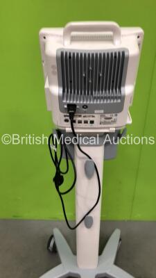 Mindray BeneView T5 Patient Monitor on Stand (Powers Up with Missing Light Cover-See Photo) *Mfd 2020* - 4