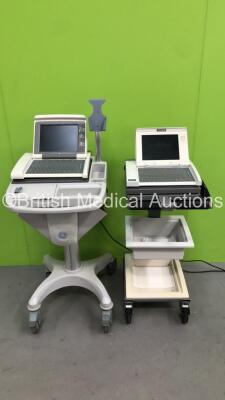 1 x GE and 1 x Marquette MAC 5000 ECG Machines on Trolleys (Both No Power) *AAY04192121PA / L1MP6854P*