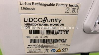 LiDCO Hemodynamic Monitor Ref.HM 92-01 Software Version V3.06 *Mfd 09-2019* with Power Supply (Powers Up) - 4