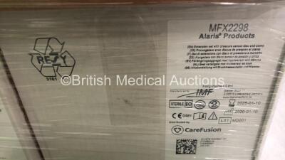 Large Quantity of Consumables on Pallet Including LMA Laryngeal Mask Airway, CareFusion Alaris MFX2298 and Examination Gloves - 5