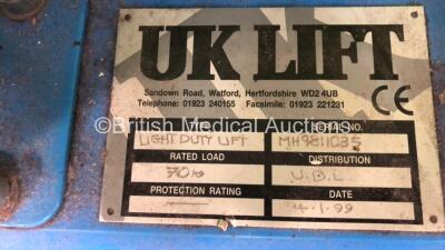 UK Lift Light Duty Lift Unit (Untested Due to Missing Power Supply) - 3