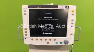 GE Datex Ohmeda Engstrom CS Ventilator Software Version 7.01 Running Hours 87531 (Powers Up) *CBCQ00636* - 2