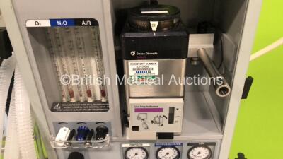 Blease Genius 2 Induction Anaesthesia Machine with InterMed Penlon Nuffield Anaesthesia Ventilator Series 200,Ventilator, Datex Ohmeda Isotec 5 Vaporiser, Valve and Hoses *GENI-000224* - 4