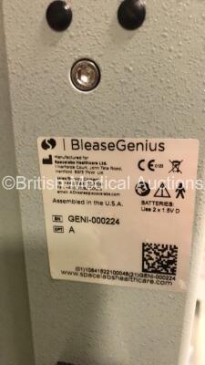 Blease Genius 2 Induction Anaesthesia Machine with InterMed Penlon Nuffield Anaesthesia Ventilator Series 200,Ventilator, Datex Ohmeda Isotec 5 Vaporiser, Valve and Hoses *GENI-000224* - 6