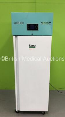 LEC Pharmacy Refrigerator Model PSR600UK on Wheels (Powers Up)