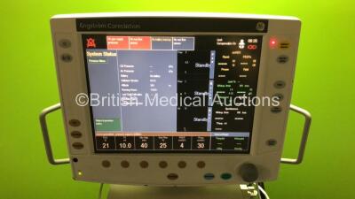 GE Engstrom Carestation Ventilator Version 07.01 - Running Hours 71079 with Hoses (Powers Up) *S/N CBCQ00607* - 2