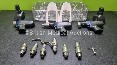 Job Lot Including 1 x Synthes Battery Recipicator 2 Handpiece, 1 x Synthes Battery Oscillator Handpiece 2, 1 x Synthes Battery Reamer / Drill 2 Handpiece, 1 x Synthes Ream Ref 530.780 Attachment, 1 x Synthes Ream MOD Trinkle REF 530.783 Attachment, 1 x Sy