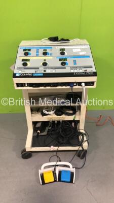 ConMed System 7500 Electrosurgical Generator +ABC Modes with Footswitch (Powers Up) *S/N 01FGK017*