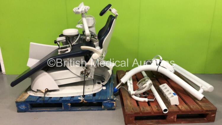 Kavo Dental Delivery Suite Model 1058 Including Motorized Chair, Light, Footswitch and Accessories * Complete-Professionally Deinstalled * * Mfd 2004 *