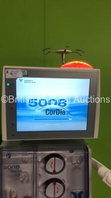 2 x Fresenius Medical Care 5008 Cordiax Dialysis Machine - Software Version 4.57 / 4.62 Running Hours 13529 / 38533 (Both Power Up) - 2