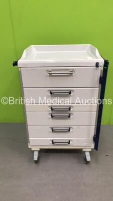 Cabinet with Drawers on Wheels (Unknown Manufacturer)