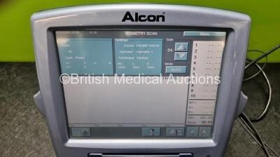 Alcon OcuScan RXP Touchscreen Ophthalmic Ultrasound System Version 1.15 with 2 x Transducers / Probes, Footswitch, User Manual and Printer Options (Powers Up) - 2