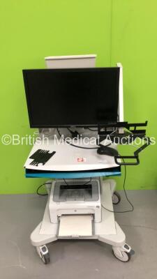 Keypoint Workstation with Dell Monitor and HP Printer (HDD Removed) *2010-30177*