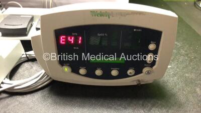 Mixed Lot Including 1 x Karl Storz Control Display/Workstation,1 x Welch Allyn 53NT0 Patient Monitor (Powers Up with E41 Error), 2 x Aqua Vision 4-Way Footswitches and 1 x Ethicon Endo Surgery Footswitch Ref FSW11 * Mfd 2011 * - 2