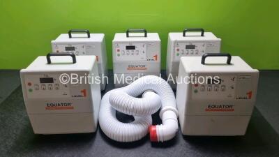 5 x Equator Level Convective Warming Units with 5 x Hoses *SN S10004344 / S10004556 / S10004327 / S10003604 / S10004333*