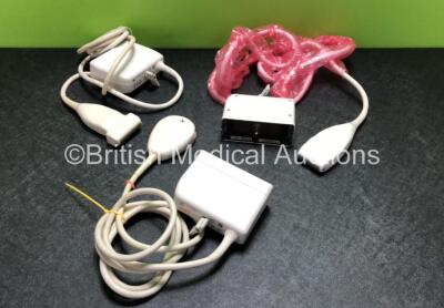 Job Lot Including 2 x ATL L12-5 Ultrasound Transducers / Probes and 1 x ATL C4-2 Ultrasound Transducer / Probe *Untested*