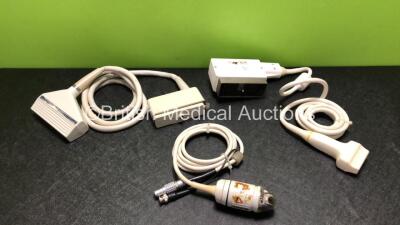 Job Lot Including 1 x ATL Access 10 Ultrasound Scanhead (Damaged Head - See Photos) 1 x ATL DFT 3.5 Ultrasound Transducer / Probe and 1 x GE 7L Ultrasound Transducer / Probe (Damaged Head - See Photos) *Untested*